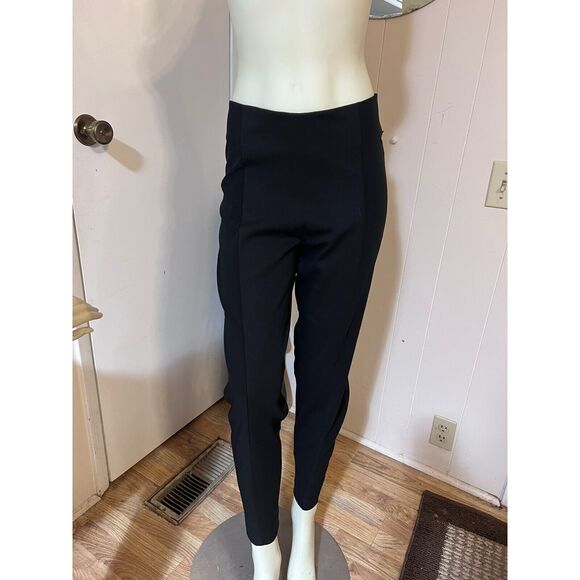 Elm Design by Matthildur European Black Ankle Zip Pants W/ Stretch Panel Size P - Picture 2 of 8
